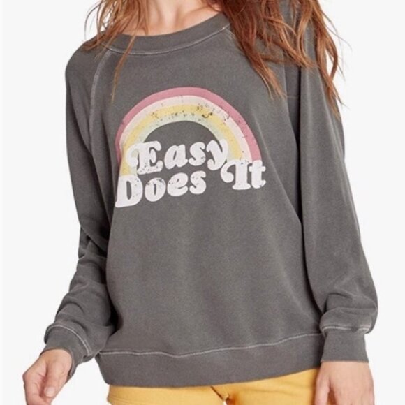 NWT Wildfox Easy Does It Sommers Graphic Sweatshirt - Picture 1 of 12